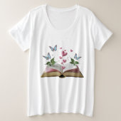 Enchanted Storybook Women’s Plus Size Tee  (Design devant)