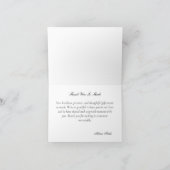 Enchanted Sunlit Summer Grove Bedankkaart (Binnen)