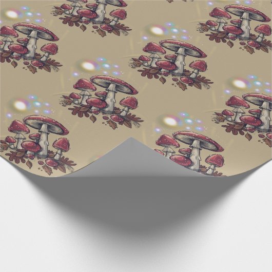 Enchanted Toadstools Cadeaupapier (Hoek)