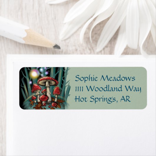 Enchanted Toadstools Etiket (Insitu)