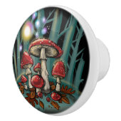 Enchanted Toadstools Keramische Knop (Rechts)