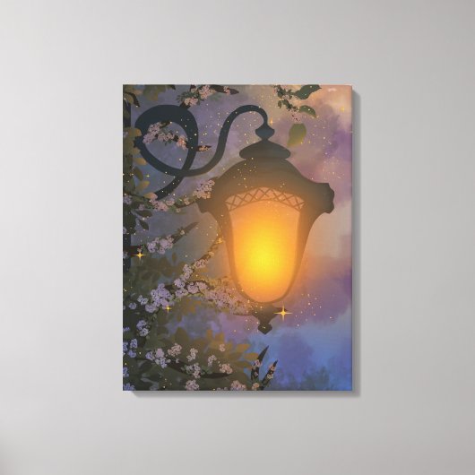 Enchanted Twilight Lamp Canvas (Voorkant)