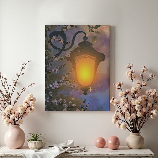 Enchanted Twilight Lamp Canvas