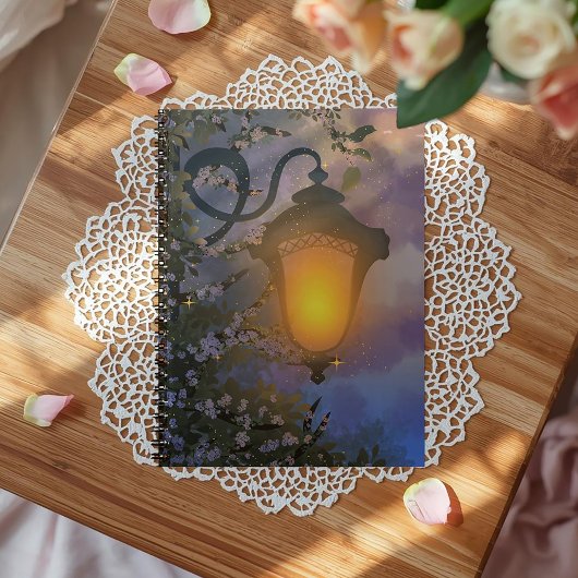 Enchanted Twilight Lamp Notebook Notitieboek