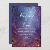 Enchanted Twilight Wedding Uitnodiging (Voorkant / Achterkant)