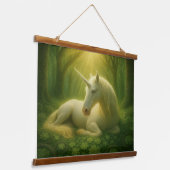 Enchanted Unicorn Hangend Wandkleed (Gebogen)
