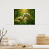 Enchanted Unicorn Poster (Keuken)