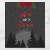 Enchanted Vows, geïnspireerd door "Bride" Wijn Etiket (Enkel label)