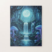 Enchanted Waterfall Magic Forest Fantasy Puzzle Legpuzzel (Verticaal)