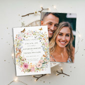 Enchanted Wildflowers Chic Photo Wedding Save Datu Kaart
