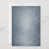 Enchanted Winter Forest Fairy Lights Wedding Kaart (Achterkant)