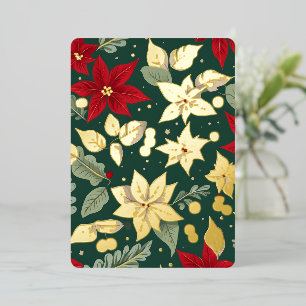 Enchanted Winter Gardens Photo Foil Carte de vacan