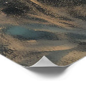 Enchanted Winter: Het meisje en het hert Poster (Hoek)