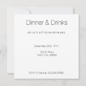 Enchanted Winter Owl, op maat Kaart (Achterkant)