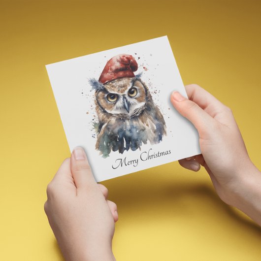 Enchanted Winter Owl, op maat Kaart