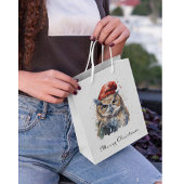 Enchanted Winter Owl, op maat Medium Cadeauzakje