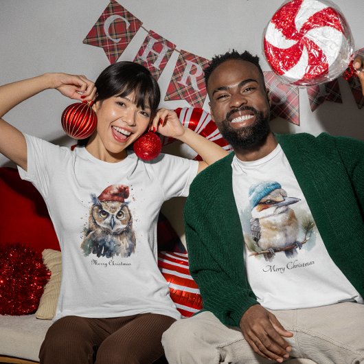 Enchanted Winter Owl, op maat T-shirt