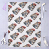 Enchanted Winter Owl, op maat Tissuepapier (Craft)