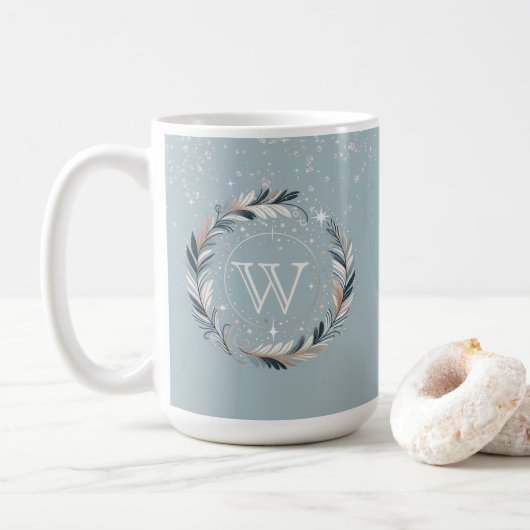 Enchanted Winter Wreath Koffiemok (Met donut)