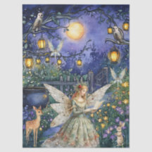 Enchanted Woodland Animals & Fairy Decoupage Paper