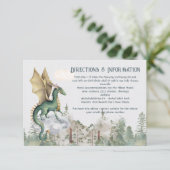 Enchanted Woodland Forest Dragon Détails carte d'i (Debout devant)