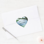 Enchanted Woodland Forest Wedding Hart Sticker (Envelop)