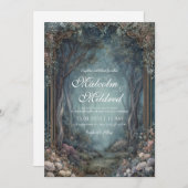 Enchanted Woodland Path Wedding Kaart (Voorkant / Achterkant)