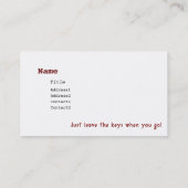 Enchantement déjà ! Carte personnelle scellée de (Dos)