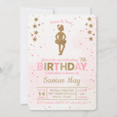 Enchanter Ballerina Sparkle Invitation Anniversair (Devant)