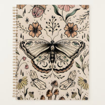 Enchanter Boho Butterfly Theme Hardcover Planner