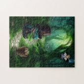 Enchanter Forest Fairy Dragon Puzzle Legpuzzel (Horizontaal)