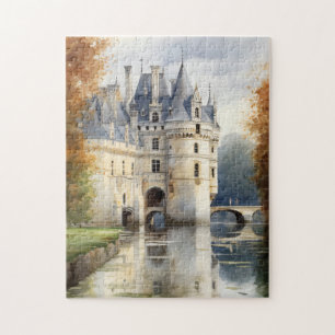Enchanter French Castle Watercolor Puzzle
