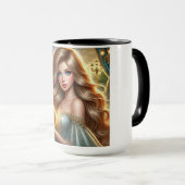 Enchanter Golden-Haired Princess Mug (Devant droit)