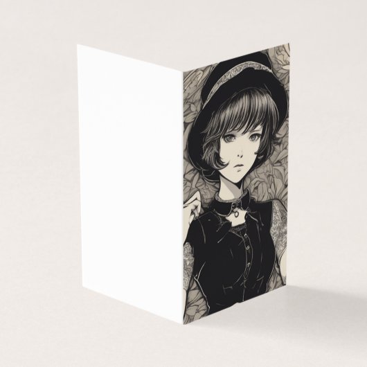 Enchanter Gothique LBD Little Black Robe Blank (Outside)