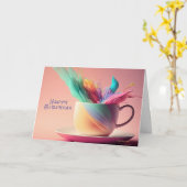 Enchanter Imaginaire d'anniversaire Pastell carte  (Fleur jaune)