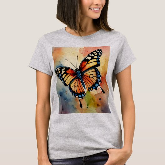 Enchanter le T-shirt de rêve papillon" (Devant)
