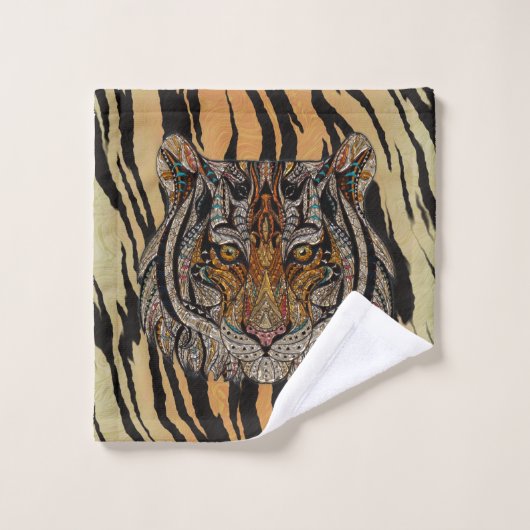 Enchanter le tigre  (Gant de toilette)