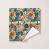 Enchanter les arbres d'automne (Gant de toilette)