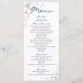 Enchanter ours et filles flocons de neige Menu Fes (Devant)