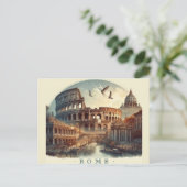 Enchanter Rome Travel Carte postale (Debout devant)