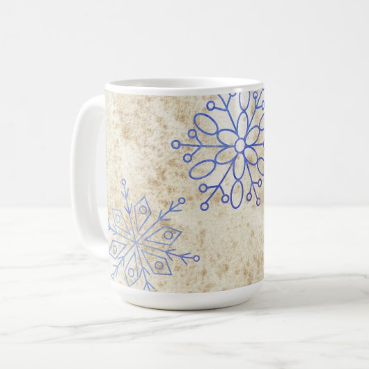 Enchanter Snowflake café Mug (Devant gauche)