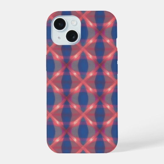Enchanting Blue Plaid Phone Case (Verso)