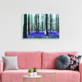 Enchanting Bluebell Forest  Canvas Afdruk (Insitu (Woonkamer))
