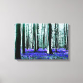 Enchanting Bluebell Forest  Canvas Afdruk (Voorkant)
