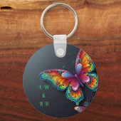 Enchanting Butterfly Bliss Sleutelhanger (Achterkant)