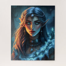 Enchanting Elven Princess - Mystieke Fantasy Art
