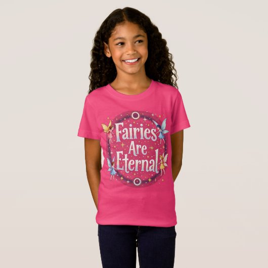 Enchanting Fairies zijn Eeuwige Magische Sprookjes T-shirt (Voorkant volledig)
