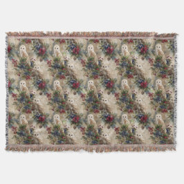 Enchanting Floral Owl Deken