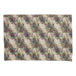 Enchanting Floral Owl Kussensloop