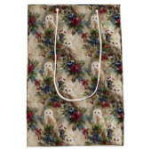 Enchanting Floral Owl Medium Cadeauzakje (Achterkant)